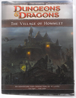 D&D 4e The Village of Hommlet VG++, by Gygax, Collins  