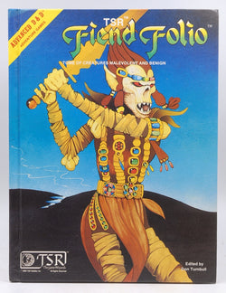 Fiend Folio: Tome of Creatures Malevolent and Benign: (Advanced Dungeons and Dragons), by   1