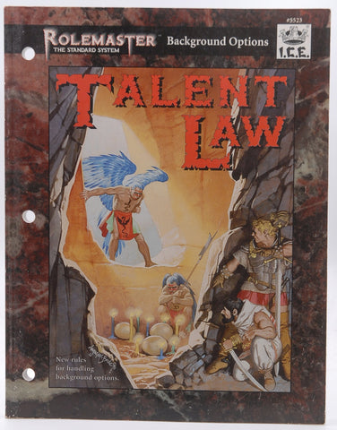 Talent Law (Rolemaster Companion), by Curtis, John W.,Dewey, Erik A.  