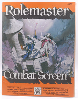 Rolemaster Combat Screen (Rolemaster 2nd Edition Game Rules, Advanced Fantasy Role Playing), by Charlton, S. Coleman  