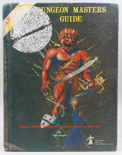 AD&D Dungeon Masters Guide Original Cover Poor, by Gary Gygax  