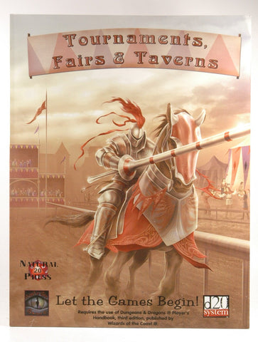 Tournaments, Fairs & Taverns (d20 Fantasy Roleplaying Supplement), by Mystic Eye Games Staff  