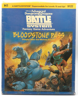 AD&D H1 Battlesystem Bloodstone Pass Compelte Rare, by Staff  