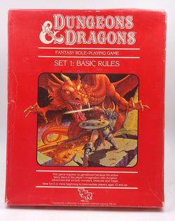 D&D Dungeons & Dragons Set 1: Basic Rules VG, by Gygax, Arneson  