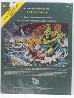 AD&D U3 The Final Enemy SW, by Dave J Browne, Don Turnbull  