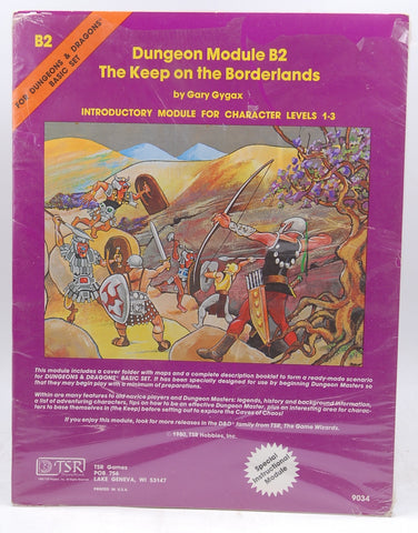 D&D B/X B2 The Keep on the Borderlands SW Torn, by Gary Gygax  