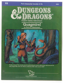 Dungeons & Dragons: Quagmire, Module X6, by Merle Rasmussen  