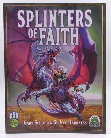 Splinters of Faith 2022 OSR PB, by Schotter, Gary,Harkness, Jeff  