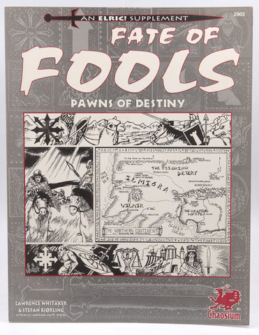 Fate of Fools: Two Tests of Wits and Wiles in the Young Kingdoms (Elric/Stormbringer), by Bjorling, Stefan, Whitaker, Lawrence  