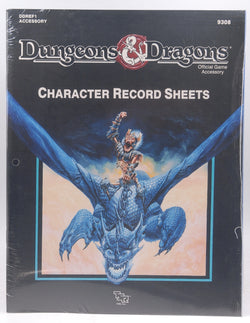 D&D DDREF1 Character Record Sheets SW, by Staff  