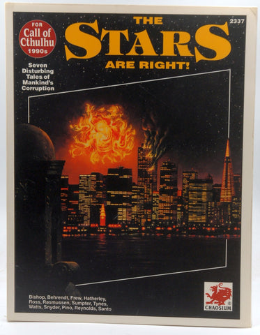 Call of Cthulhu 1990s The Stars Are Right! G+, by Bishop, et al  