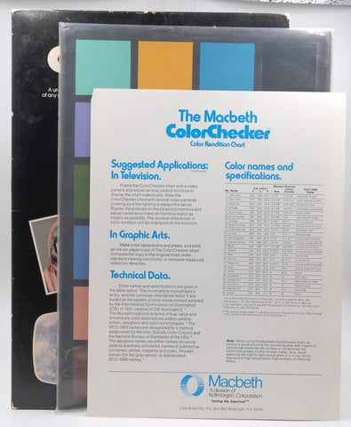 The Macbeth ColorChecker Color Rendition Chart [January 1977 Edition], by C. S. McCamy,H. Marcus,J. G. Davidson  