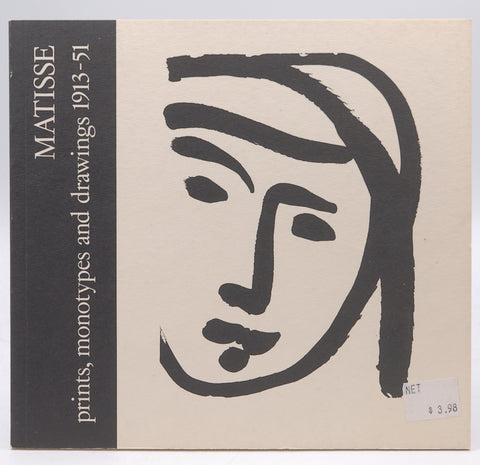 Matisse Prints, Monotypes and Drawings 1913 - 51, by Henri Matisse  