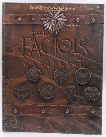 The Factol's Manifesto (Planescape Accessory) by J M Salsbury (1995-12-31), by   