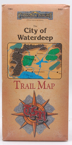 The City of Waterdeep (Advanced Dungeons and Dragons Forgotten Realms Trail Map), by   