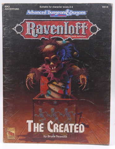 The Created (Advanced Dungeons & Dragons, Rm2, 2nd Edition : Ravenloff Official Game Adventure), by TSR Inc  