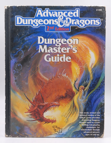 AD&D 2E Dungeon Master's Guide Rubbed, by Staff  