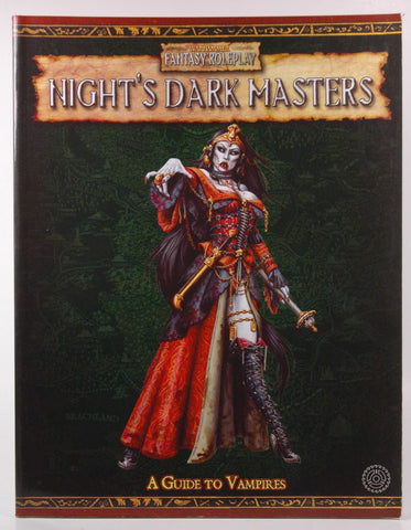 Night's Dark Masters: A Guide to Vampires (Warhammer Fantasy Roleplay), by Ronin, Green  