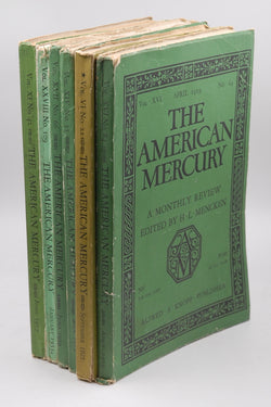 Six issues of the American Mercury 1925-1933, by Various  