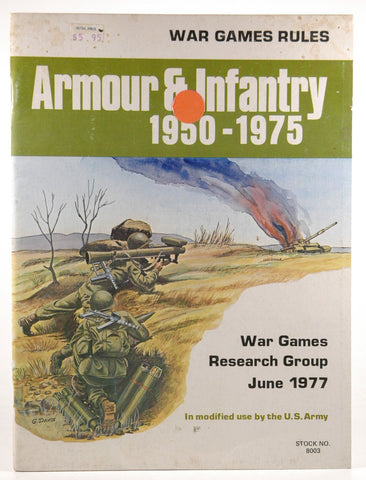 War Games Rules Armour & Infantry 1950 1975, by   