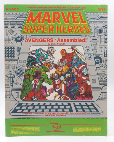 Avengers Assembled! (Marvel Super Heroes module MHAC2), by Bruce Nesmith  