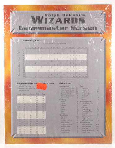 Ralph Bakshi's Wizards Gamemaster Screen, by staff  