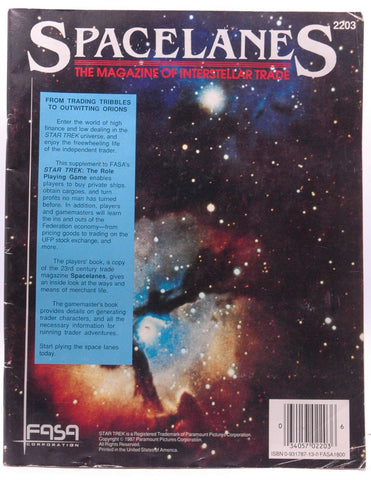 Spacelanes: The Magazine of Interstellar Trade - FASA's Star Trek: The Role Playing Game, by John A. Theisen  