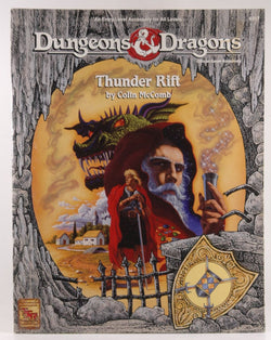 Thunder Rift (Accessory, Dungeons and Dragons Game), by McComb, Colin  