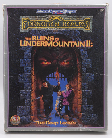 The Ruins of Undermountain II: The Deep Levels (Forgotten Realms Campaign Adventure), by Ritchie, Norm, Rabe, Jean, Bingle, Donald  