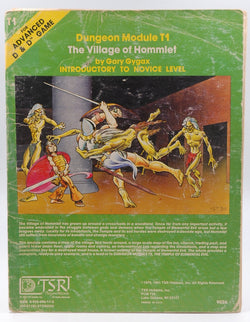 AD&D T1 The Village of Hommlet TSR Intro G+, by Gary Gygax  