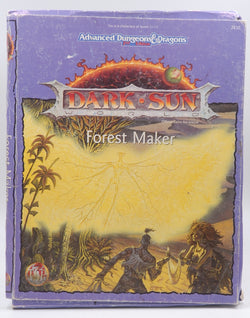 Forest Maker : Advanced Dungeons & Dragons : Dark Sun, by Terra, John J.  