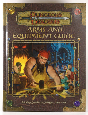 Arms and Equipment Guide (Dungeons & Dragons d20 3.0 Fantasy Roleplaying Accessory), by Wyatt, James, Redman, Rich, Quick, Jeff, Decker, Jesse, Cagle, Eric  