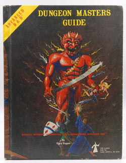 AD&D Dungeon Masters Guide Original Cover Nice, by Gary Gygax  