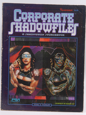 Shadowrun RPG Corporate Shadowfiles, by Nigel D Findley  