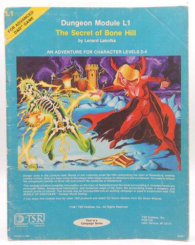 AD&D L1 The Secret of Bone Hill Fair+, by Lenard Lakofka  